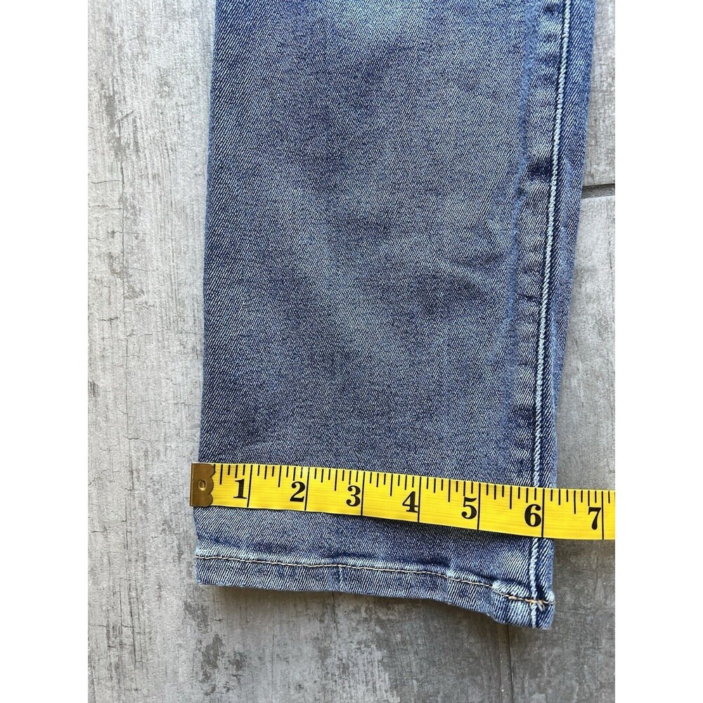 Good American GOOD LEGS STRAIGHT JEAN GSPBY941T Deco Yoke High Rise Stretch 2 26 - Picture 7 of 15